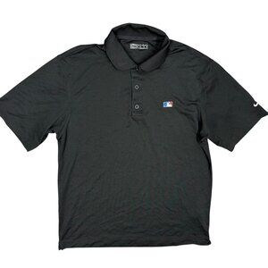Nike Golf MLB Polo Shirt Short Sleeve Black Medium